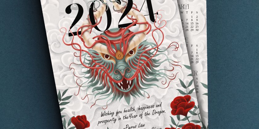 Year of the Dragon – card design